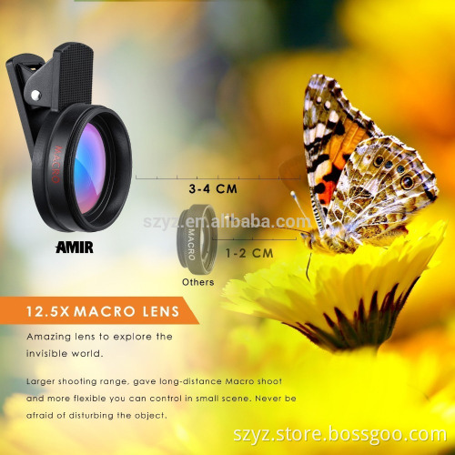 58mm 0.45x Wide Angle Lens Macro with Lens Bag for Select Canon Camera Models